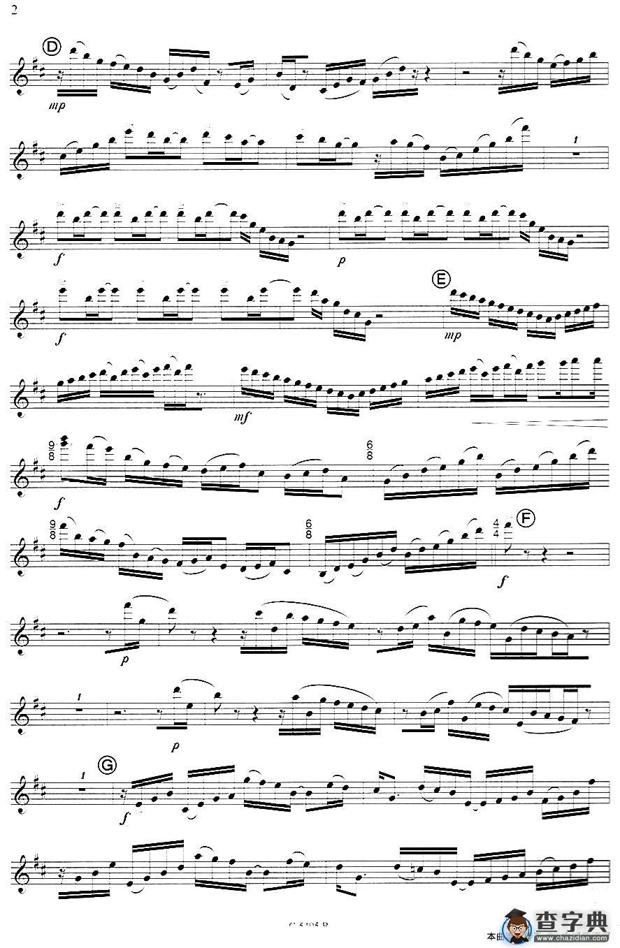 Fuzzy Bird Sonata（绒毛鸟奏鸣曲）（1、Run Bird）萨克斯谱