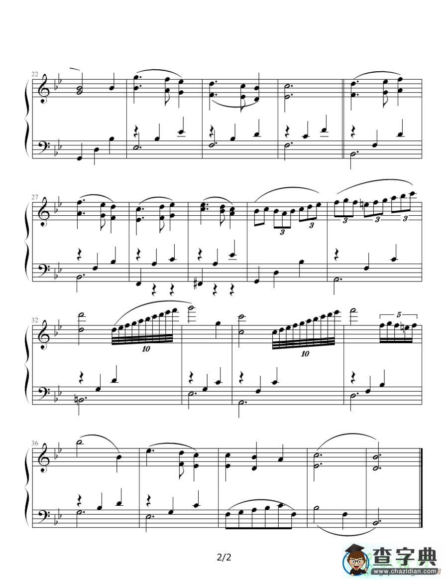 A Mozart Reincernated钢琴谱五线谱