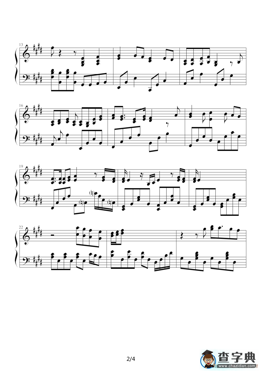 melodies of lifes钢琴谱