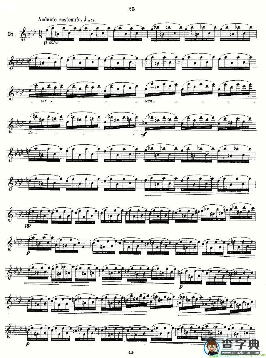24 instructive Uebungen.Op.30长笛谱