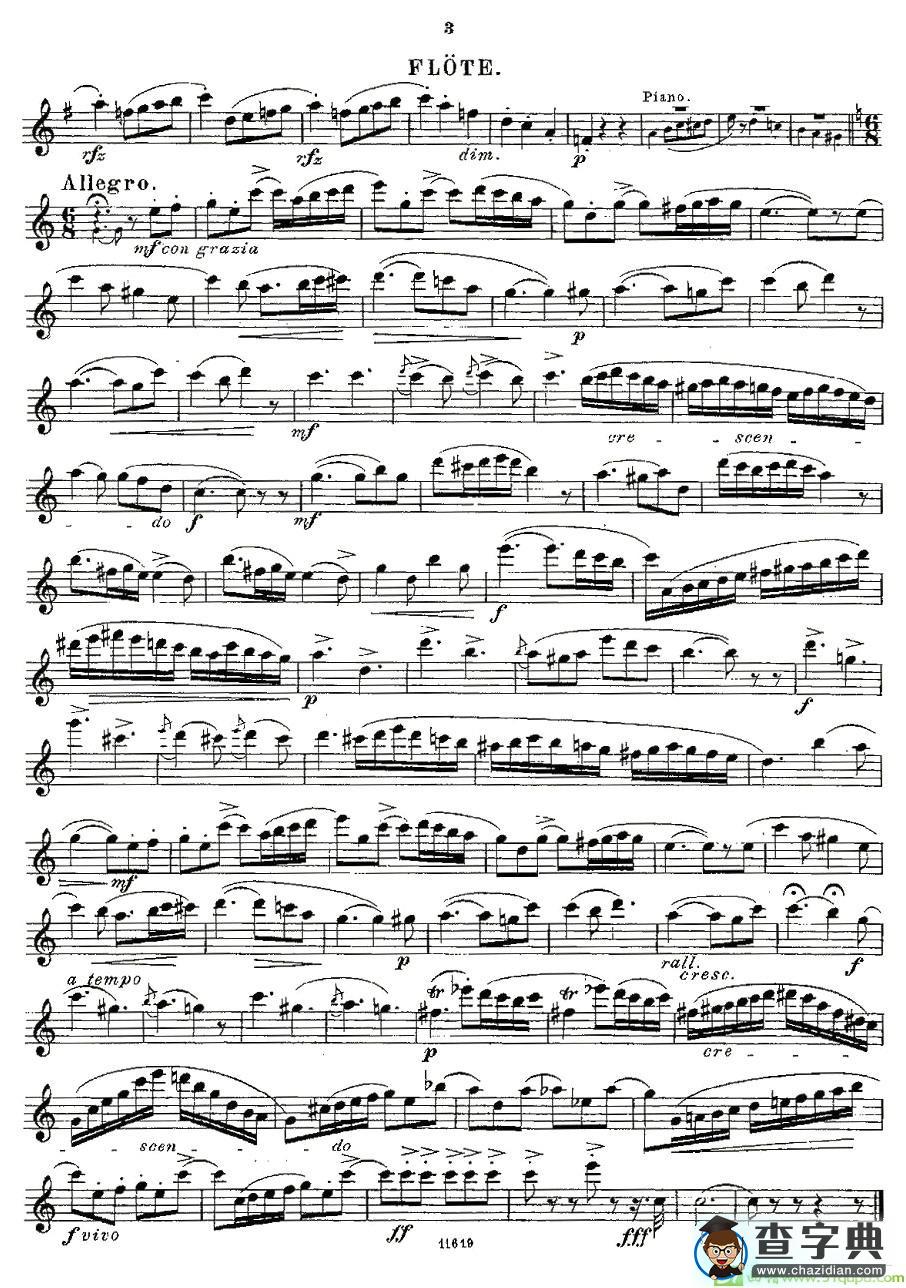 Opern-Transcriptionen.Op.45-7长笛谱