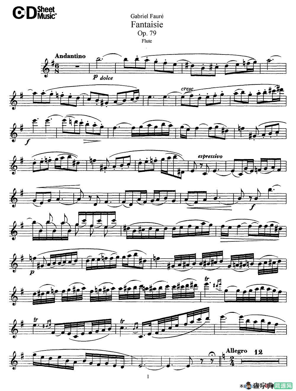 Fantaisie Op.79（幻想曲 作品79号）