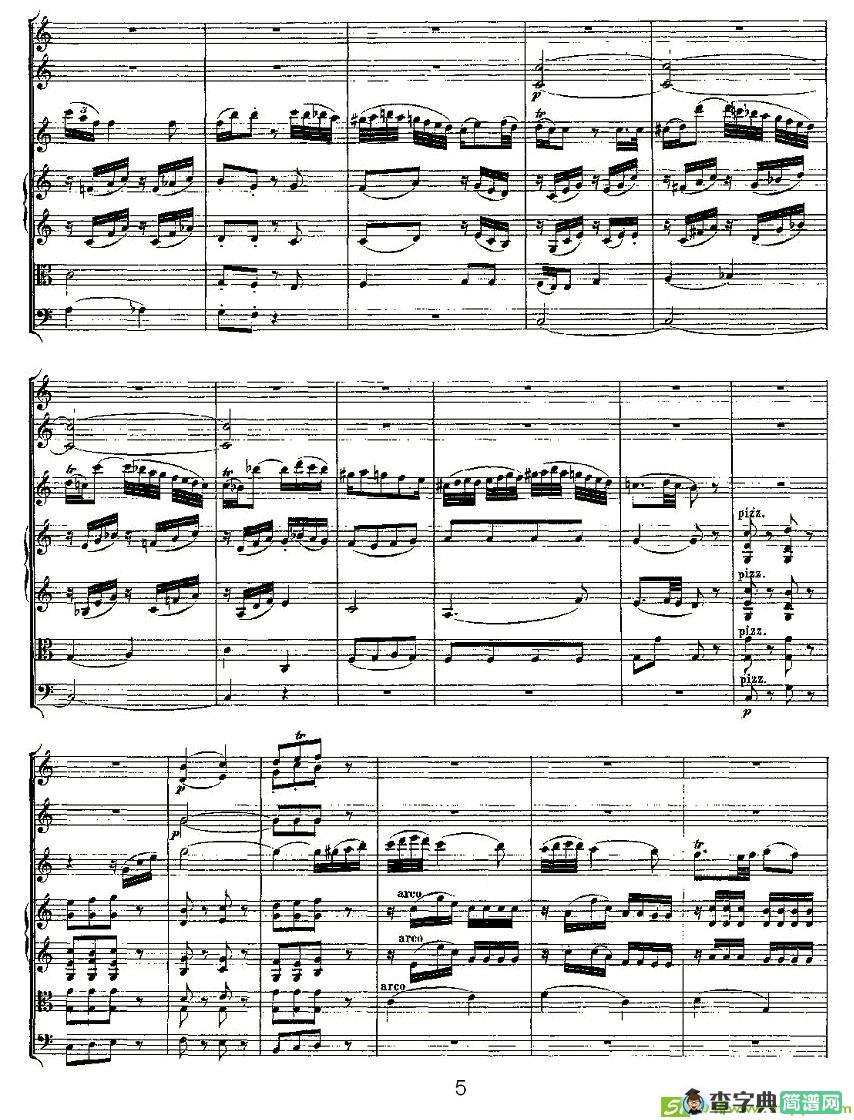 Andante in C for Flute, K.315简谱(莫札特作曲)