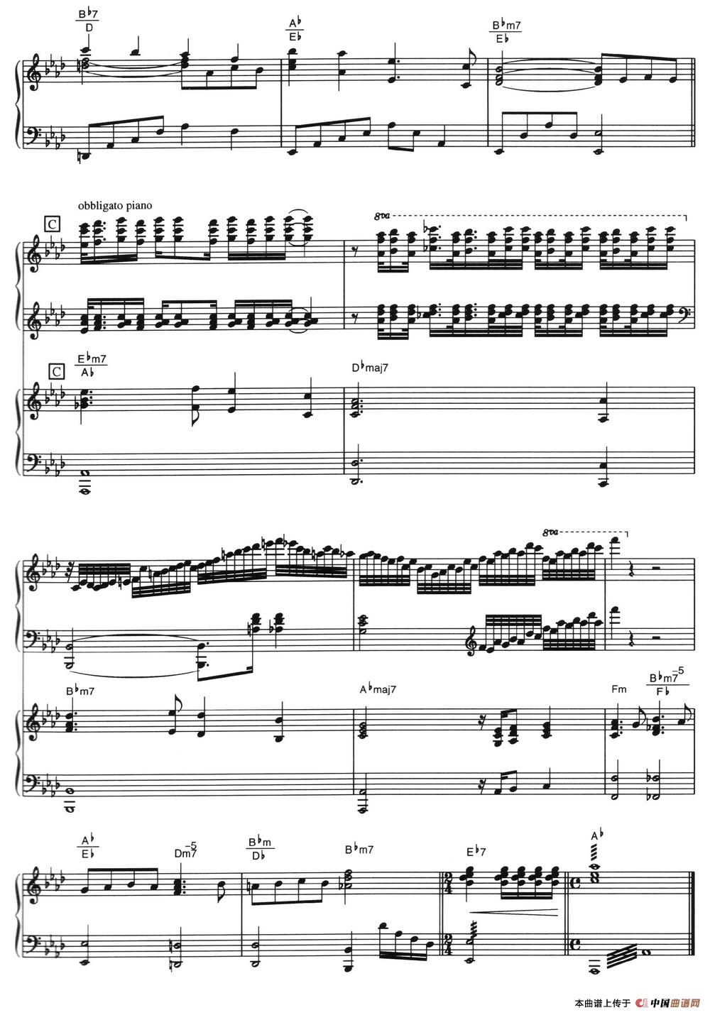 1900s Theme（《海上钢琴师》选曲）钢琴谱