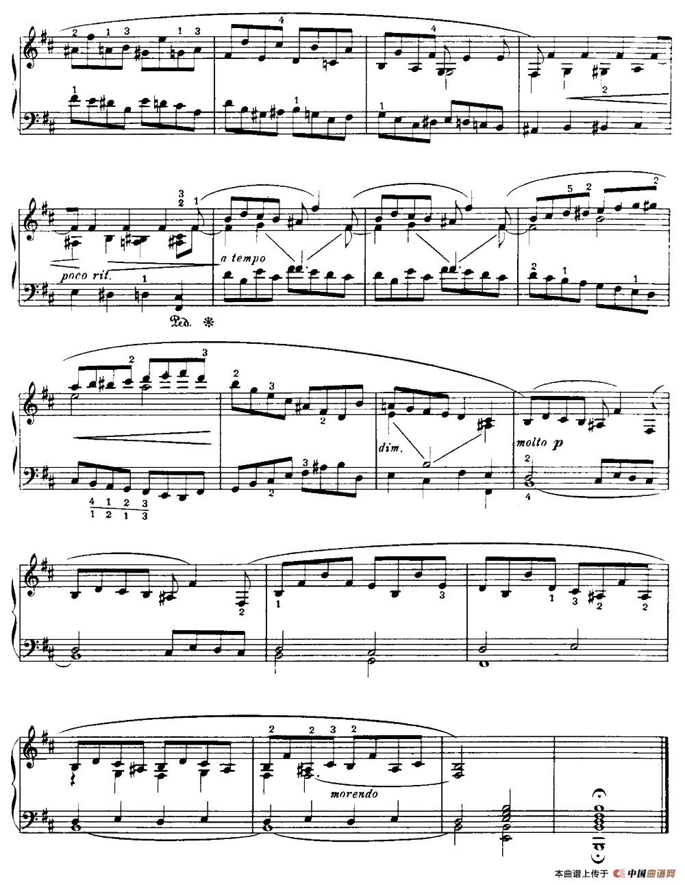 20 Petites Etudes, Op.91（20首小型练习曲）（8）钢琴谱