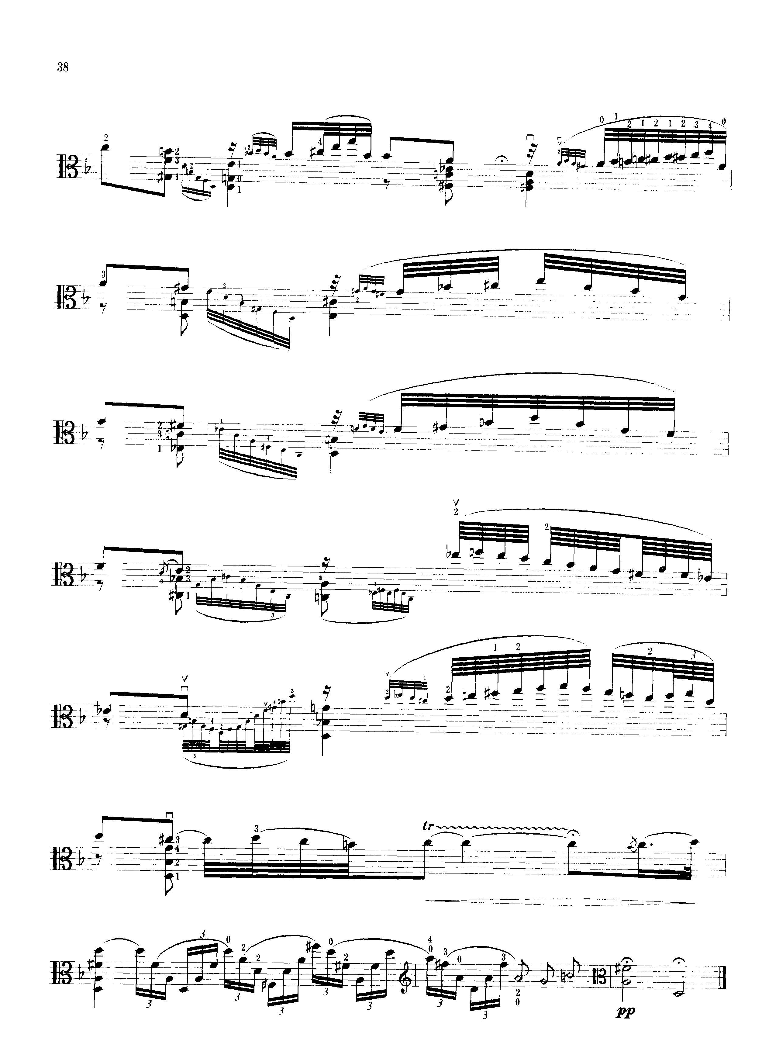 变音体系幻想曲 提琴谱