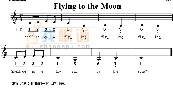 Flying To The Moon