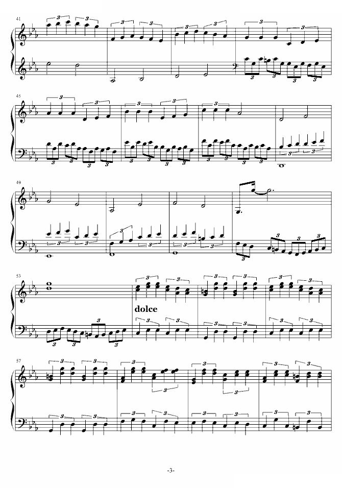 C小调第一钢琴奏鸣曲第二乐章（Ver 2011.6）