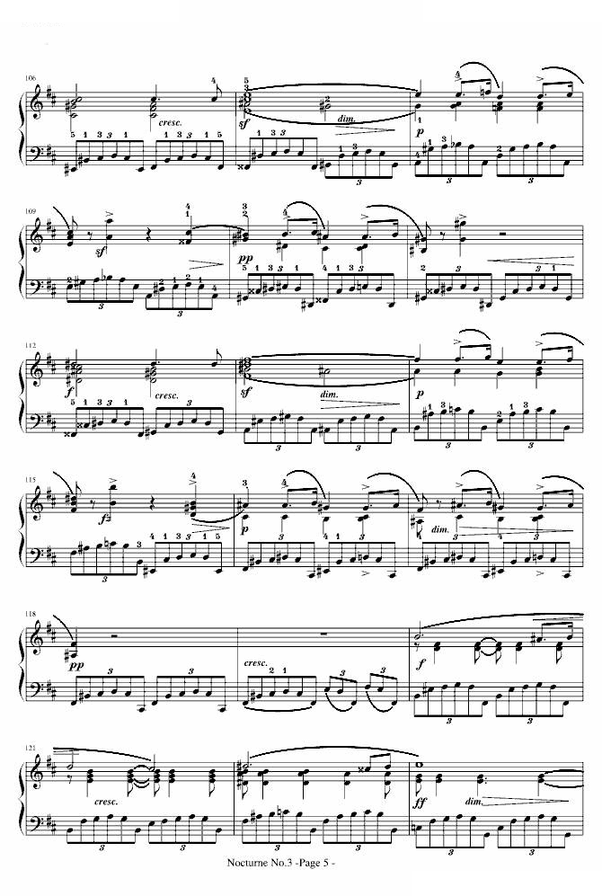肖邦-夜曲No.3,Op.9-3