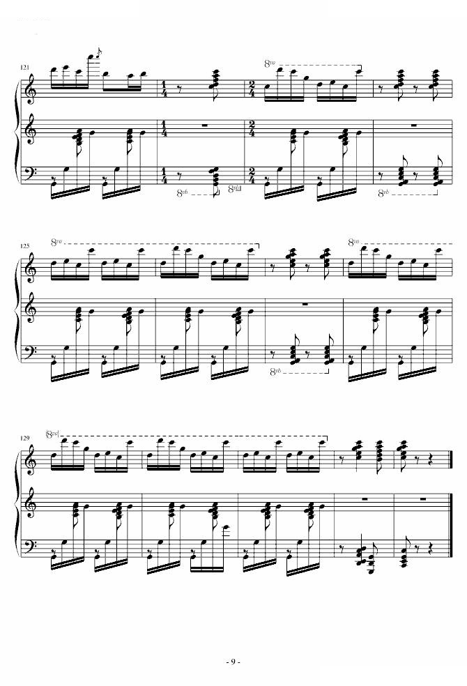 彼得鲁什卡的俄罗斯舞曲 号称最难的钢琴曲之一