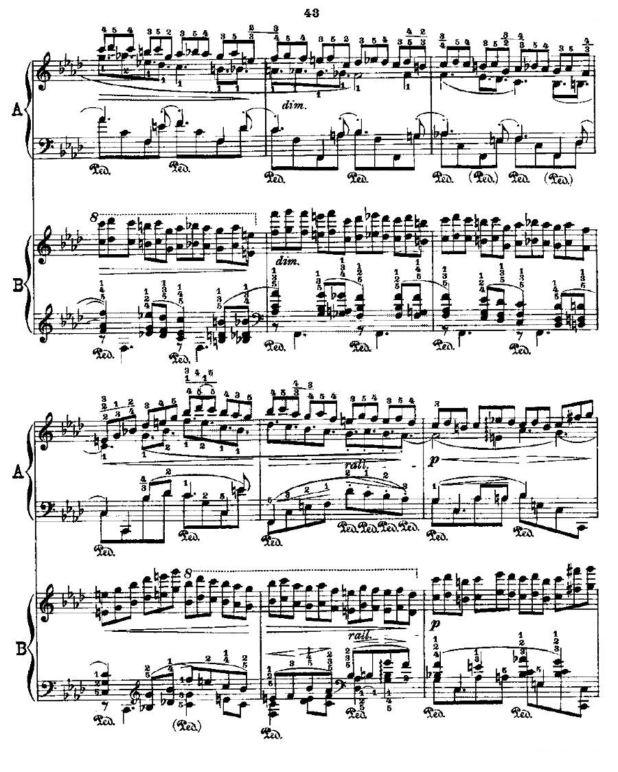 肖邦练习曲Fr.Chopin Op.25 No2-3