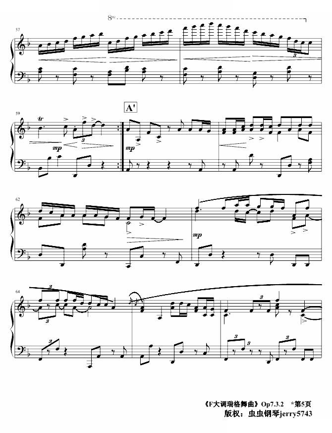 F大调瑞格舞曲Op7.3.2
