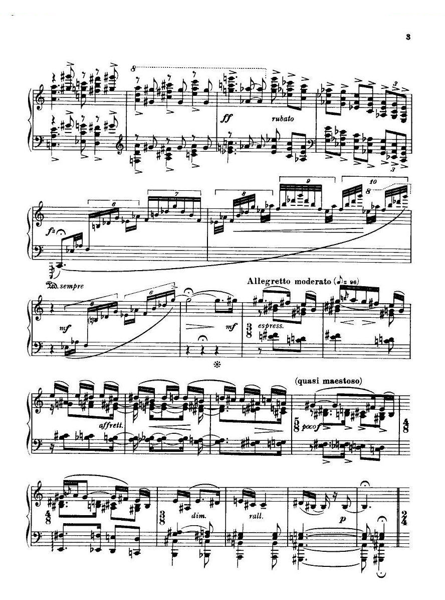 Bridge H160 Piano Sonata 1923-4