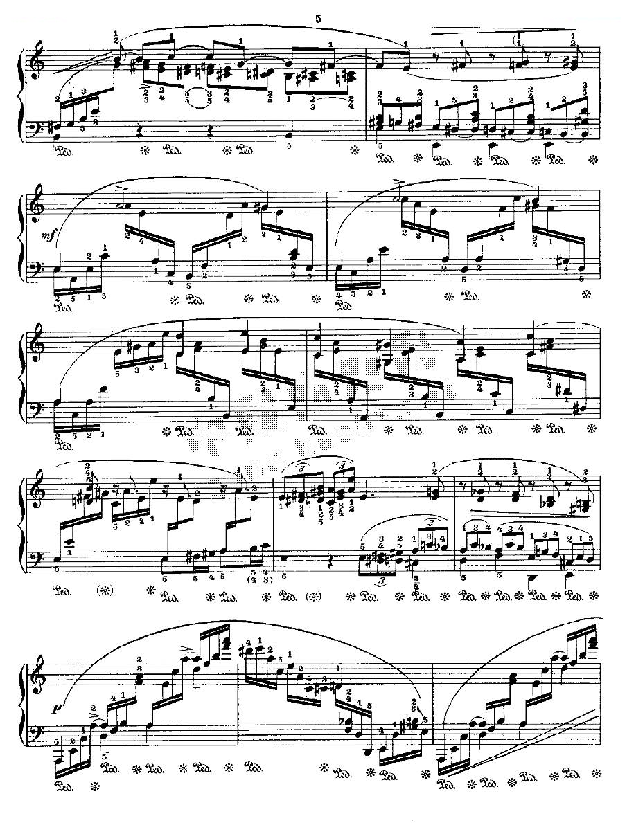 肖邦练习曲Fr.Chopin Op.25 No4-1