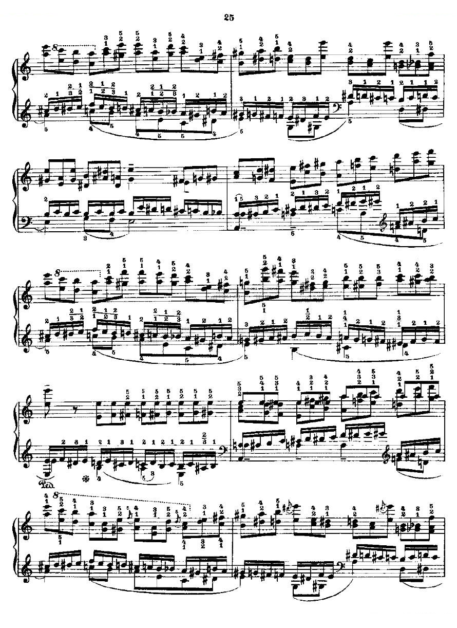 肖邦练习曲Fr.Chopin Op.10 No2-2