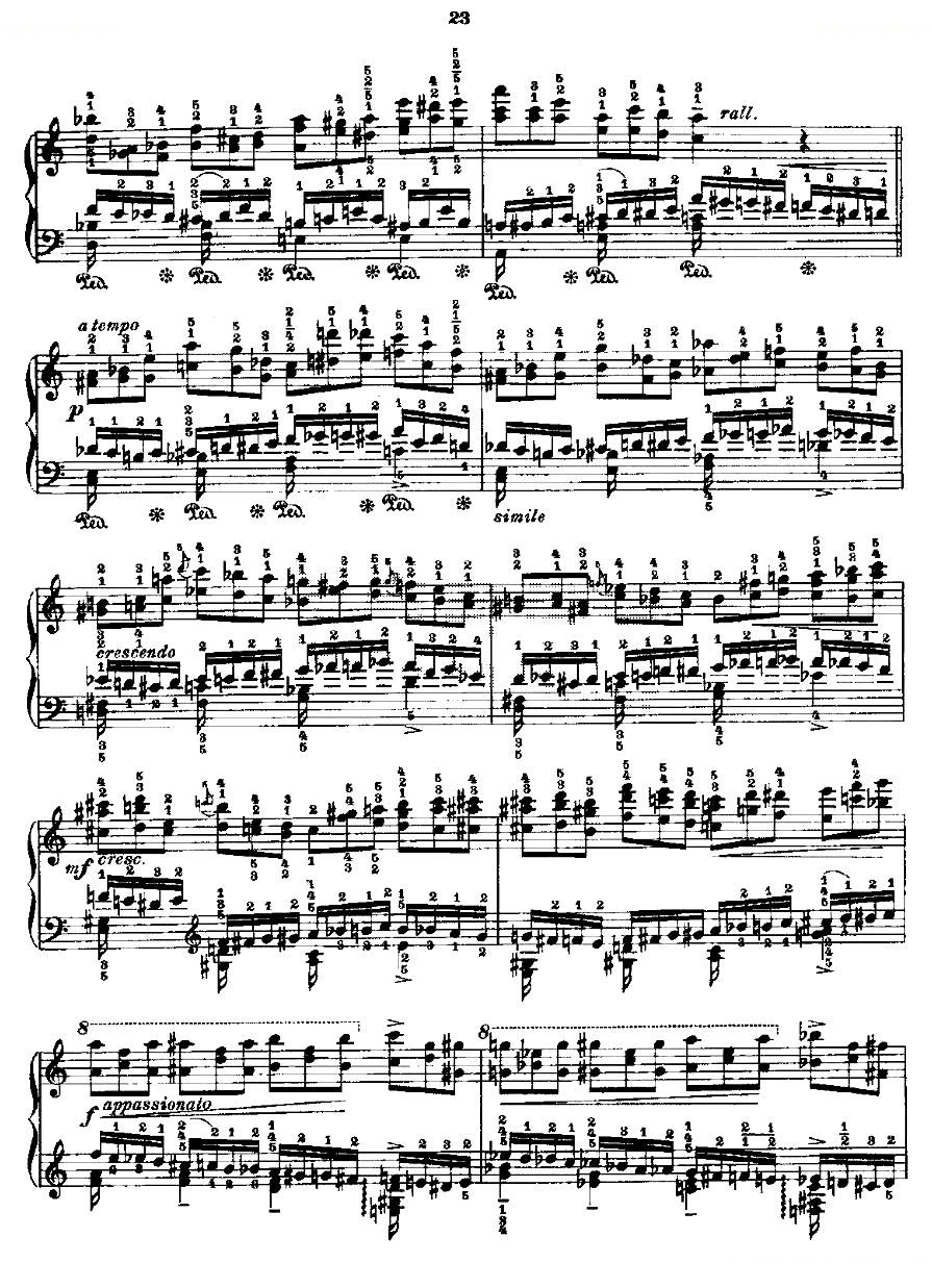 肖邦练习曲Fr.Chopin Op.10 No2-2