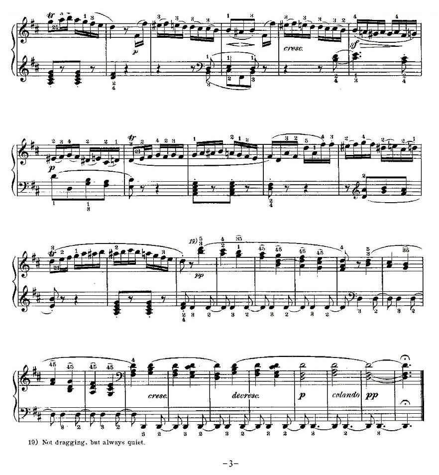 贝多芬钢琴小品（Bagatelles）Op.33 之六