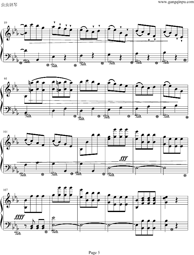 命运第一乐章钢琴独奏（Symphony Fate .No.1)