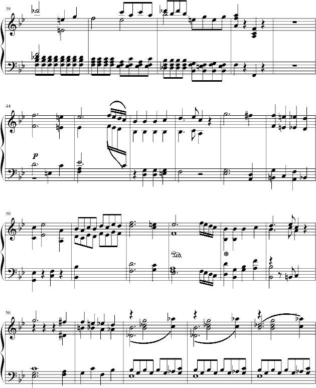 莫扎特第四十号交响曲（第一乐章）