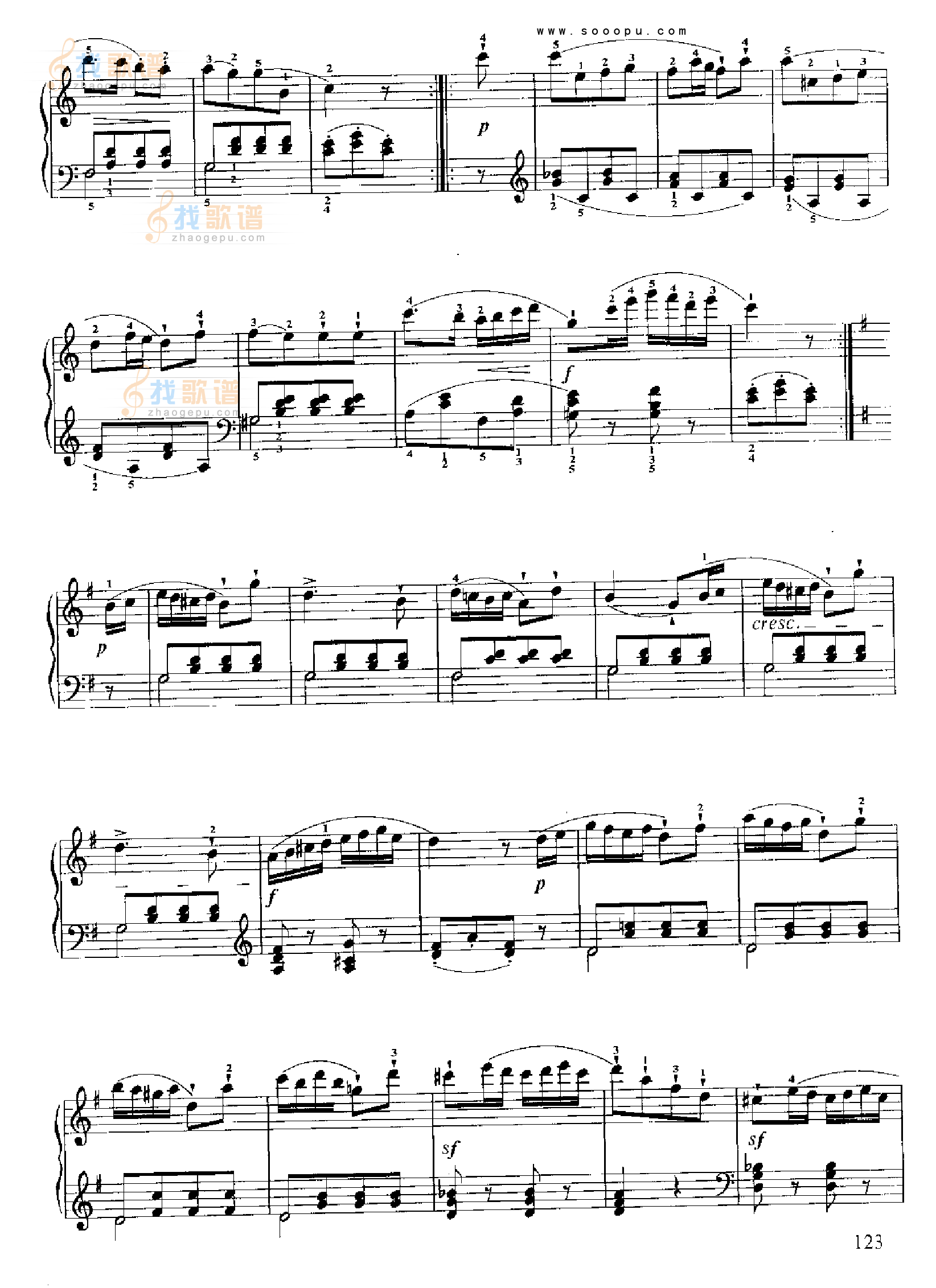 狄亚贝里 格式: 钢琴谱 风格: 流行类 上传时间: 2015-04-19 小奏鸣曲图片