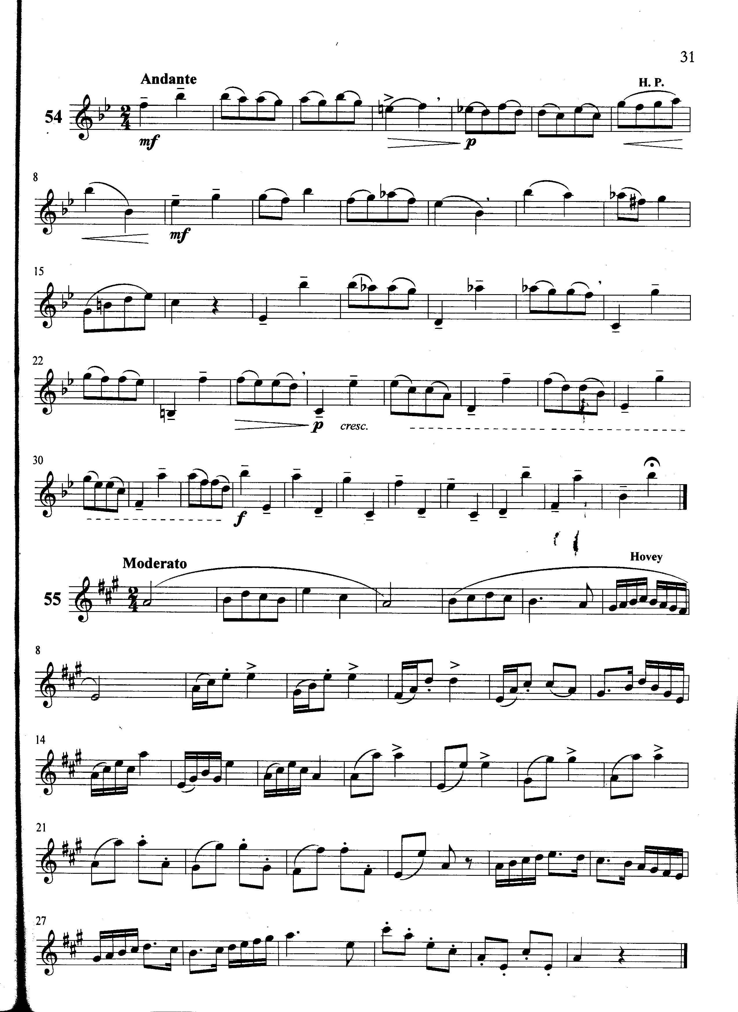 萨克斯管练习曲第100—031页