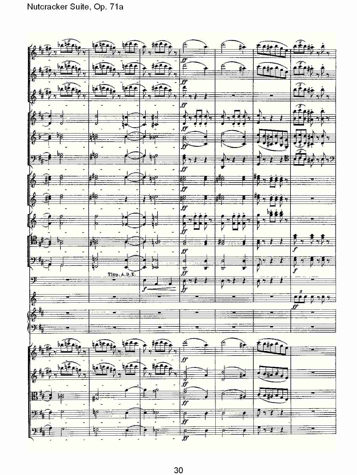 Nutcracker Suite, Op.71a   胡桃铗套曲，Op.71a第八乐章（六）