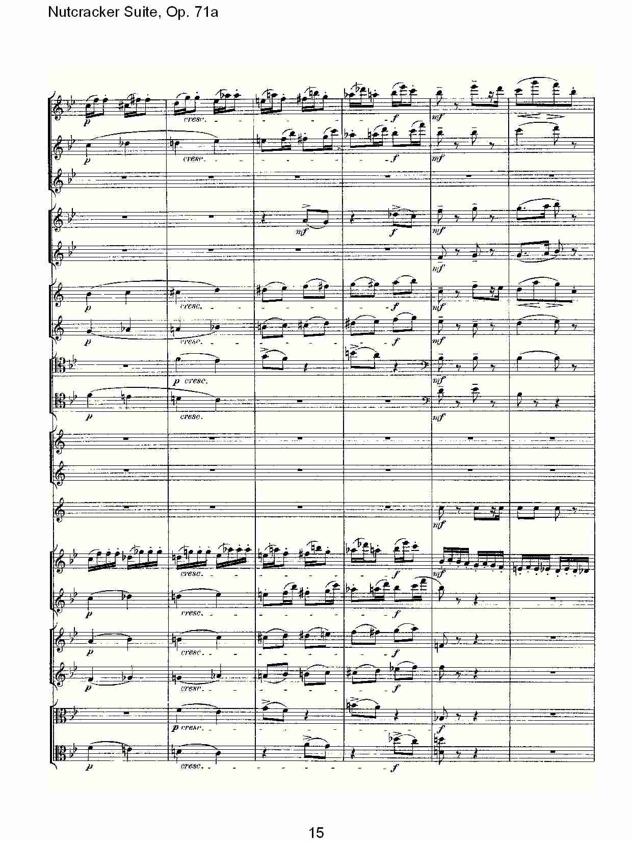 Nutcracker Suite, Op.71a   胡桃铗套曲，Op.71a第一乐章（三）