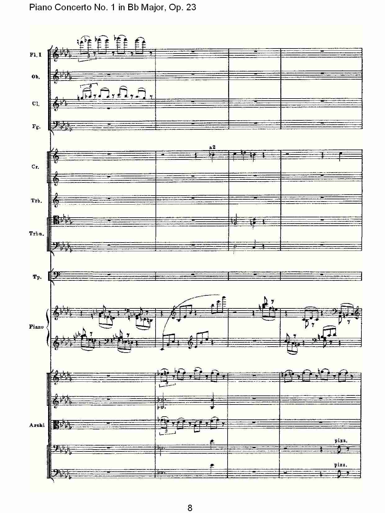 Bb大调第一钢琴协奏曲,Op.23第一乐章第二部（二）