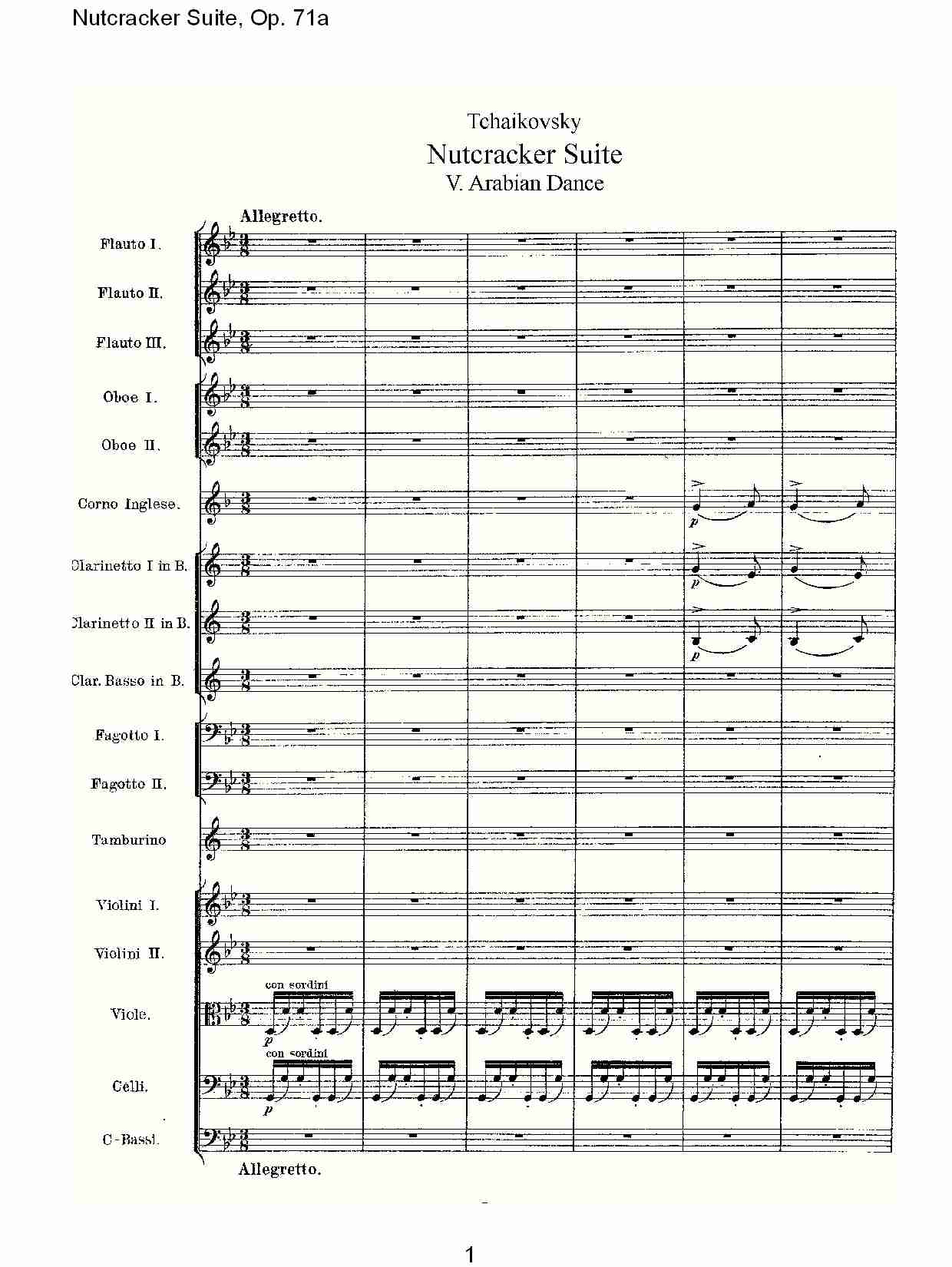 Nutcracker Suite, Op.71a   胡桃铗套曲，Op.71a第五乐章（一）