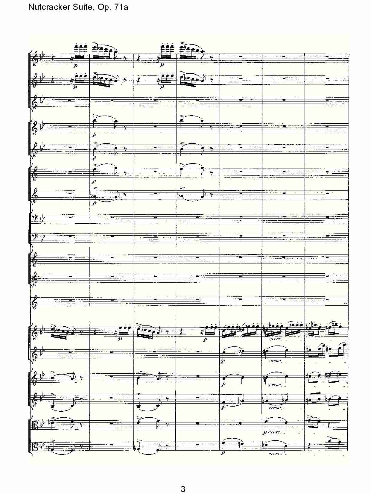 Nutcracker Suite, Op.71a   胡桃铗套曲，Op.71a第一乐章（一）