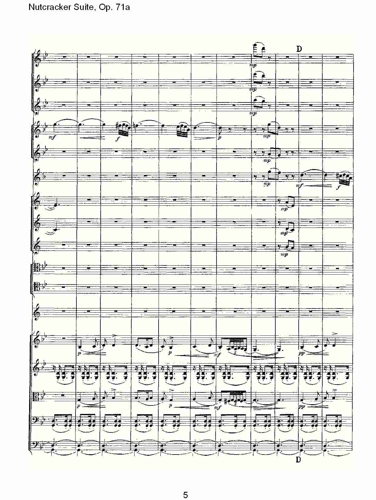Nutcracker Suite, Op.71a   胡桃铗套曲，Op.71a第五乐章（一）