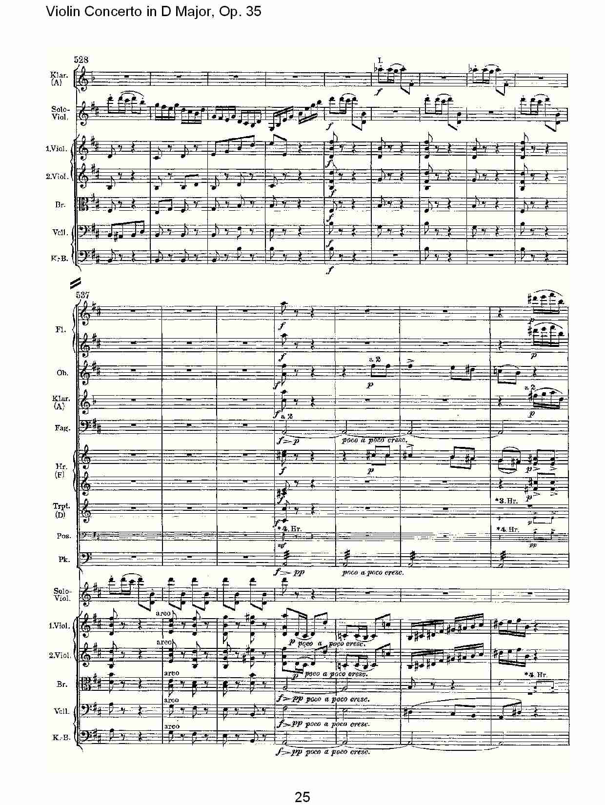 D大调小提琴协奏曲, Op.35第三乐章（五）
