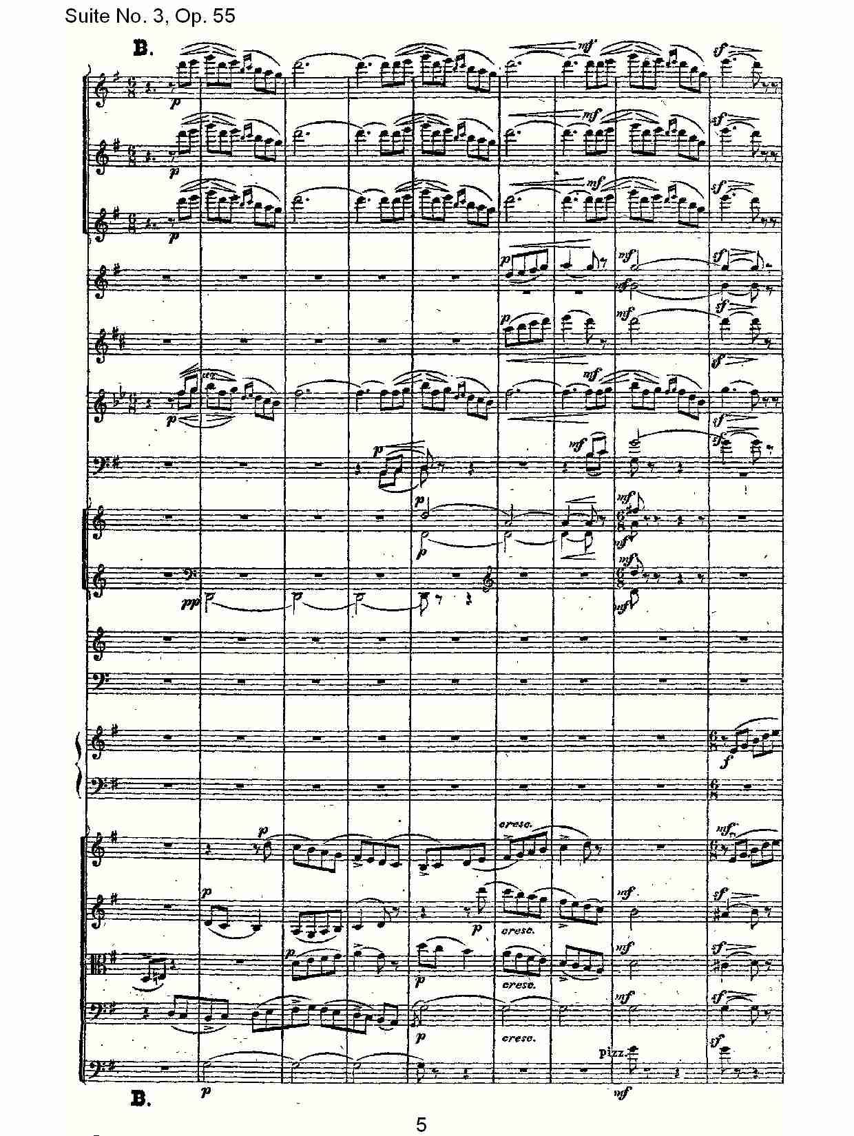 Suite No. 3, Op.55  第三套曲,Op.55第一乐章（一）