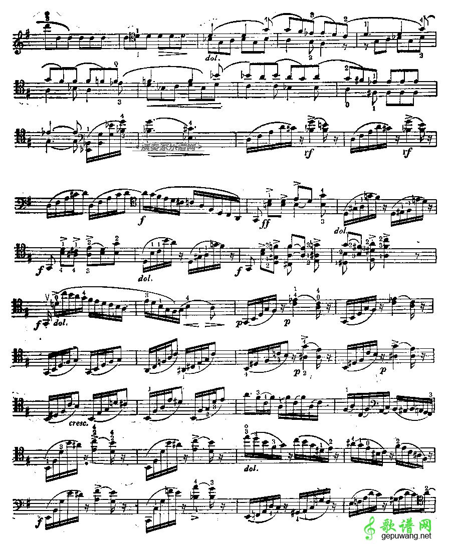 弗朗肖姆大提琴练习谱