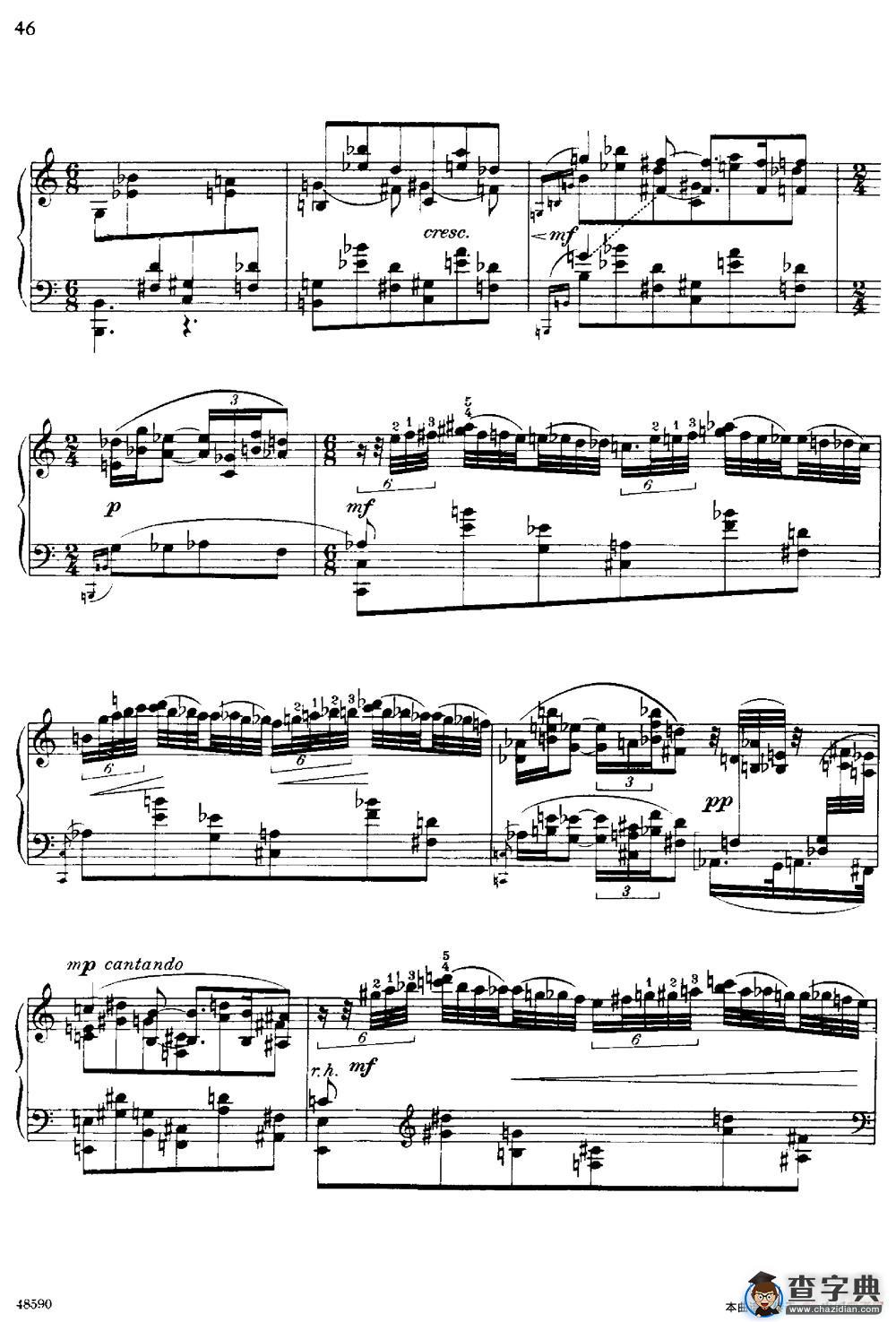 塞缪尔·巴伯 - 降e小调钢琴奏鸣曲 op.26 v.3