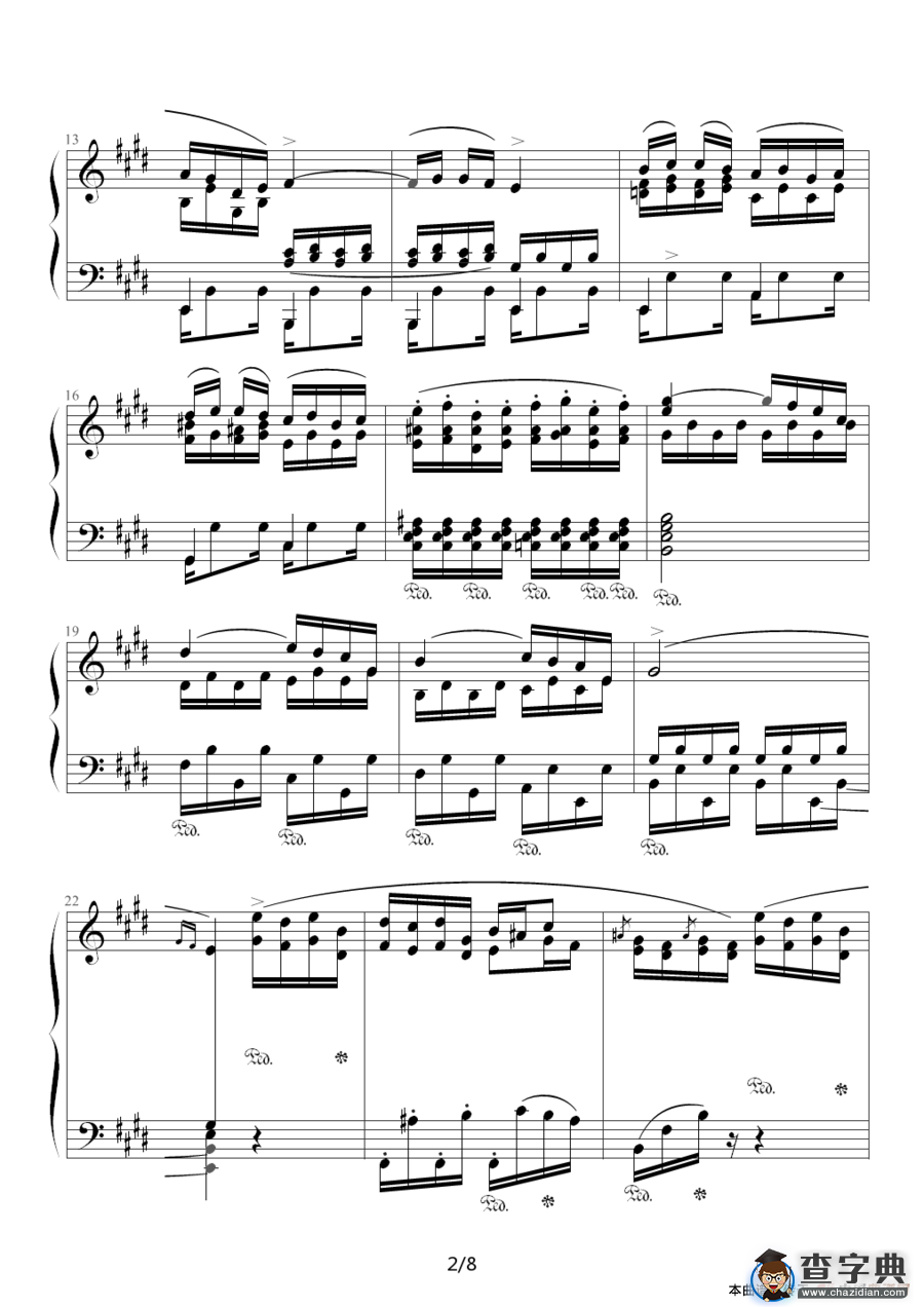 肖邦葬礼曲曲谱_离别曲肖邦钢琴曲谱(3)
