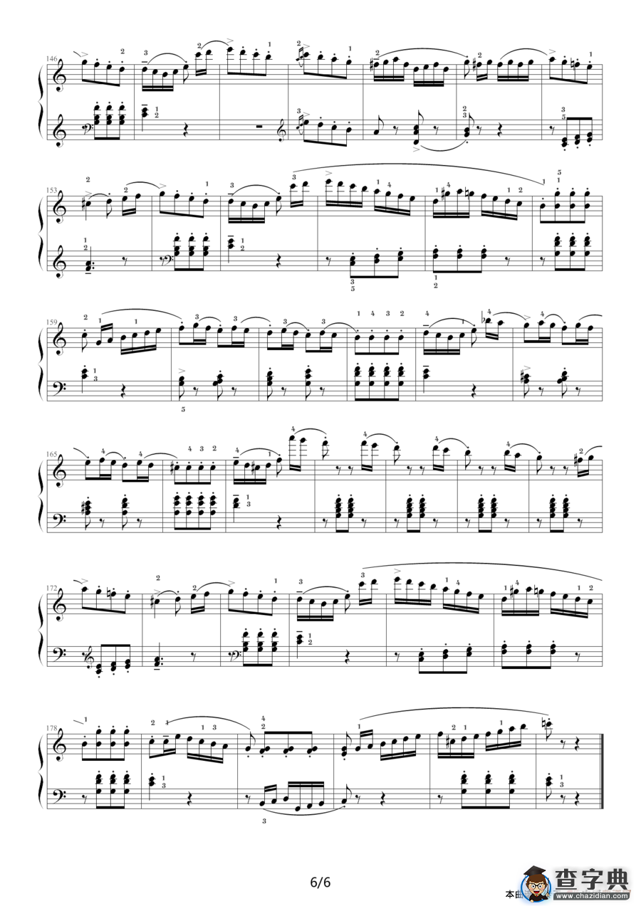 库劳—C大调钢琴小奏鸣曲（Op.55 No.3）钢琴谱