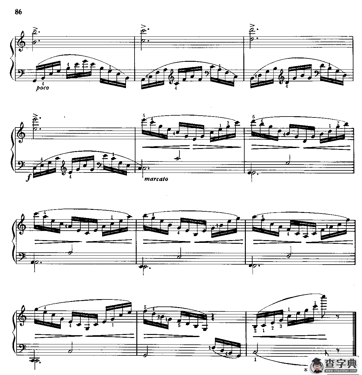 练习曲Op.120 No.8钢琴谱
