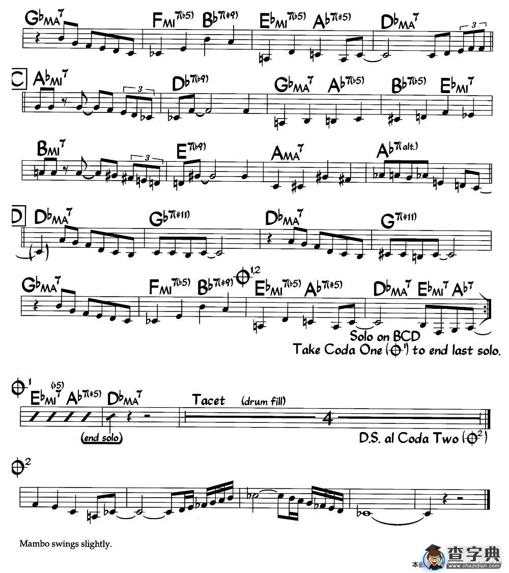 Ecaroh(Harmony)（爵士钢琴曲）钢琴谱