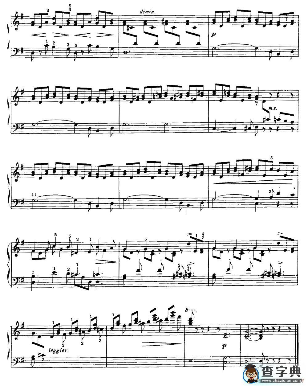 20 Petites Etudes, Op.91（20首小型练习曲）（9）钢琴谱