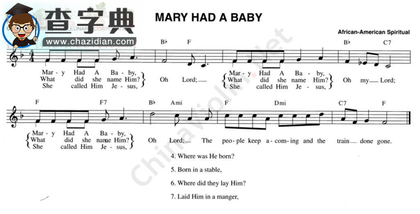 115.mary had baby小提琴谱