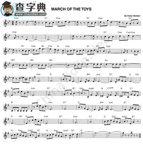 118.march of the toys小提琴谱