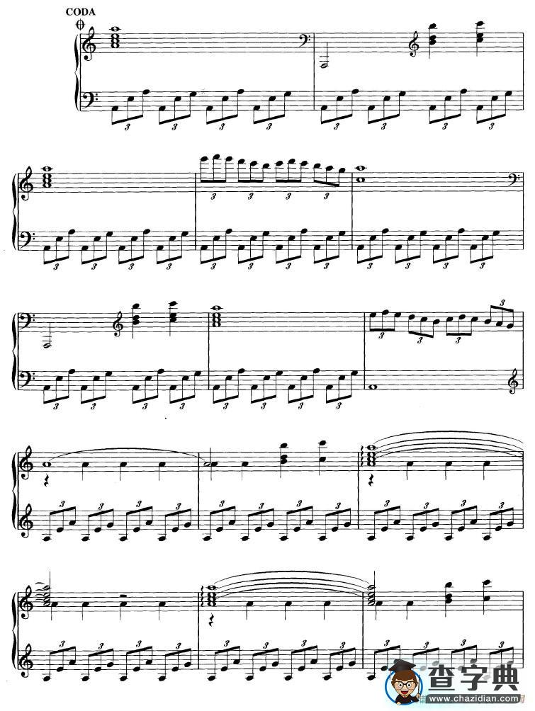 Vesuvius 钢琴谱