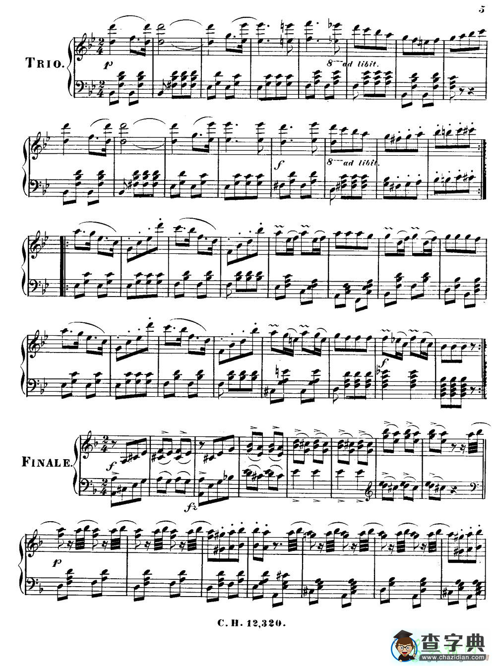 喀秋莎（尼科）波尔卡钢琴谱五线谱