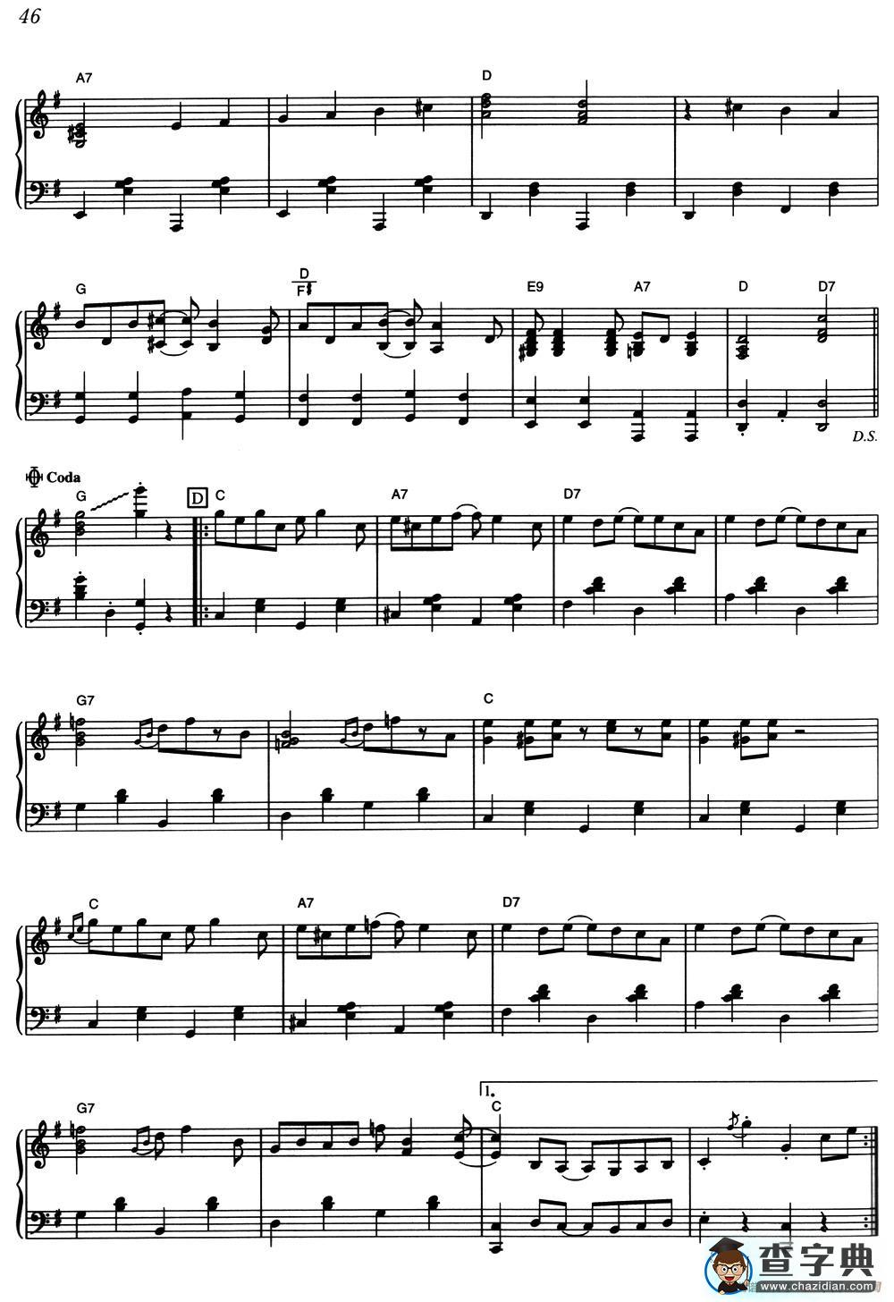 Peacherine Rag（《海上钢琴师》选曲）钢琴谱