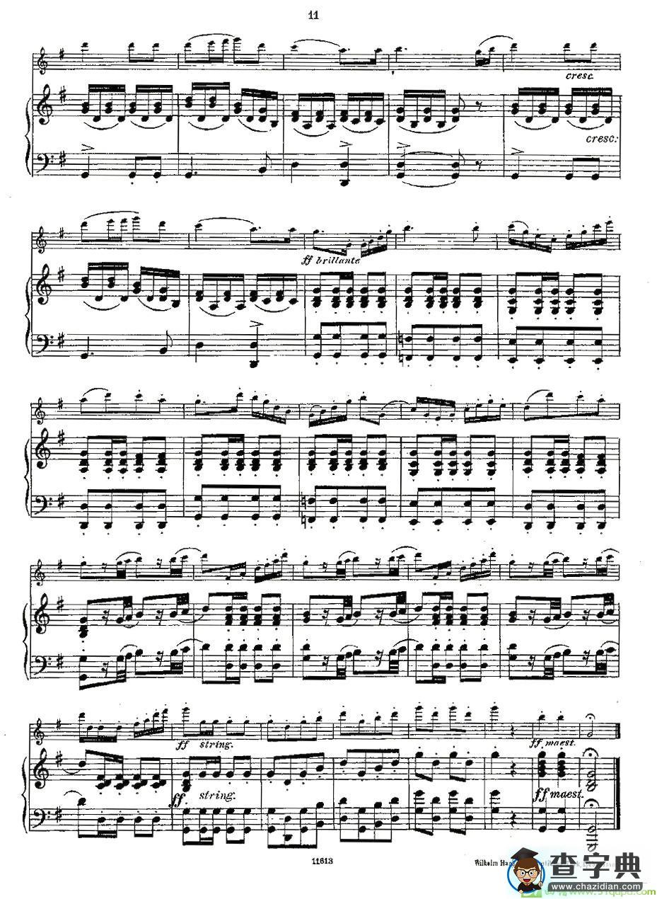 Opern-Transcriptionen.Op.45-1长笛谱