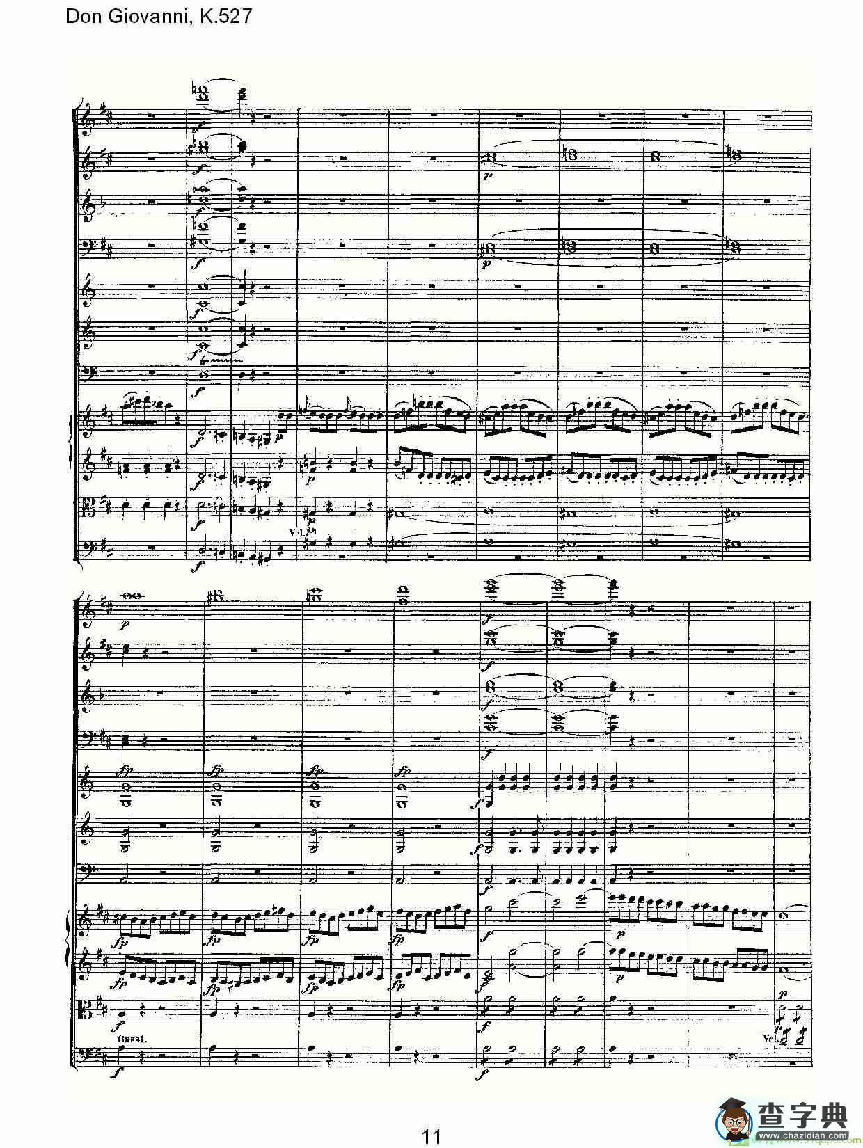 Don Giovanni, K.527简谱