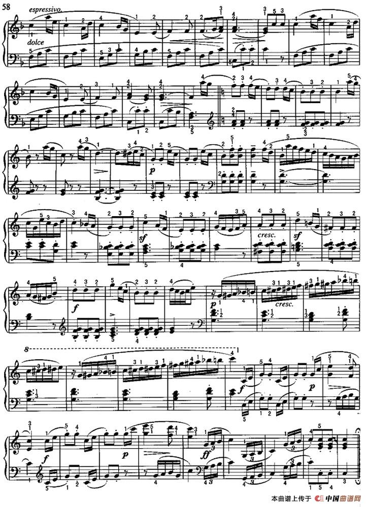 小奏鸣曲（Op.55 No.1）（库劳作曲版）钢琴谱