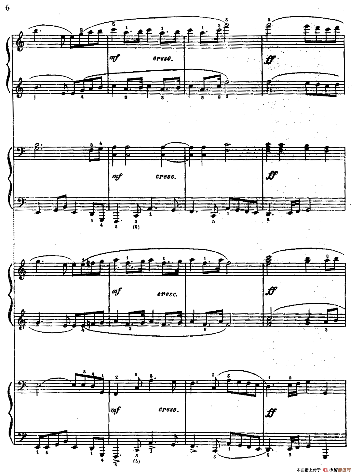 苏联国歌（四重奏）钢琴谱