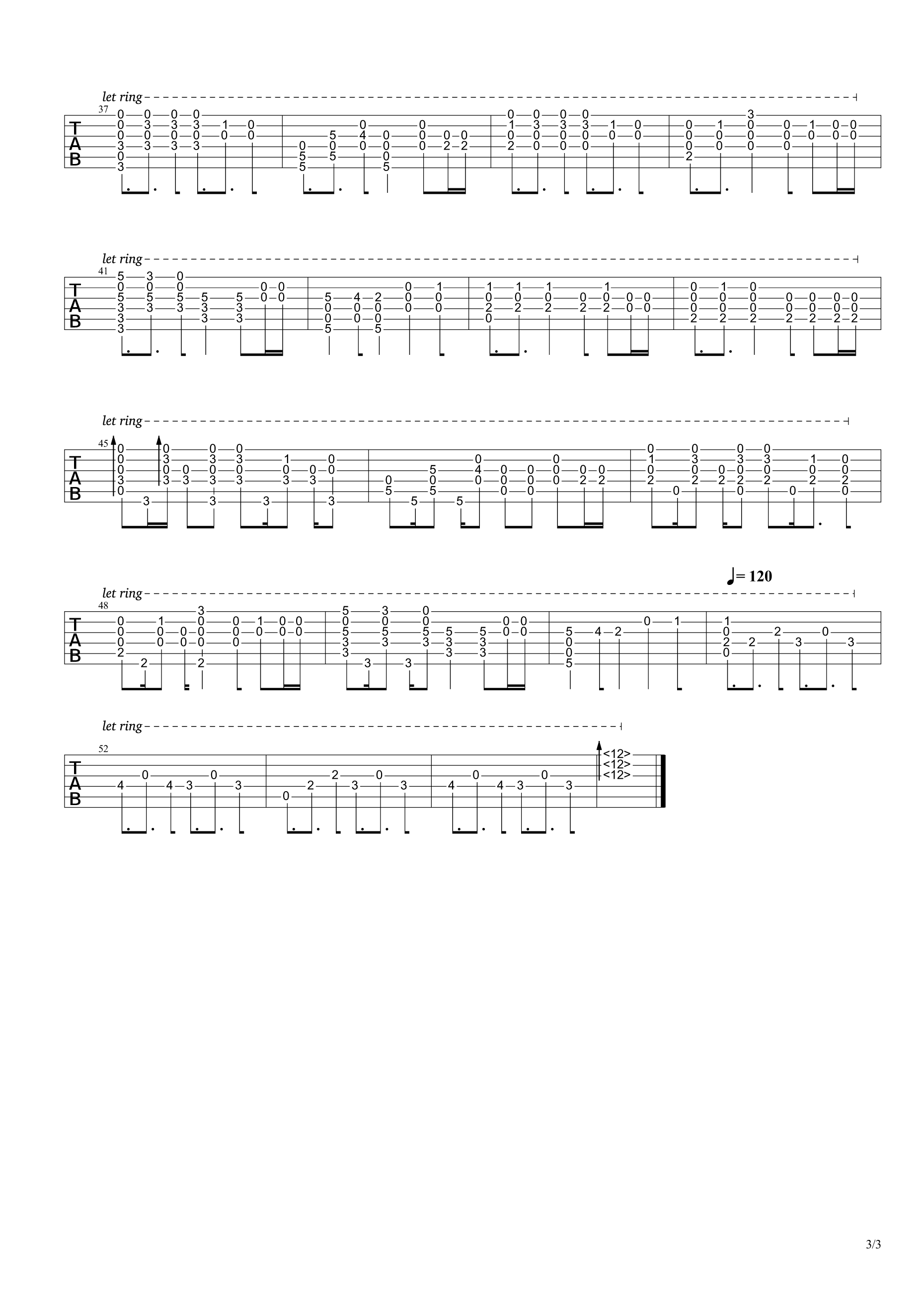 Unravel吉他谱 - 虫虫吉他谱免费下载 - 虫虫吉他